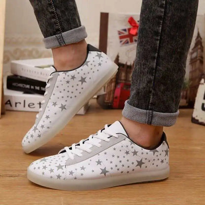 LED Light-Up Loafers Shoes