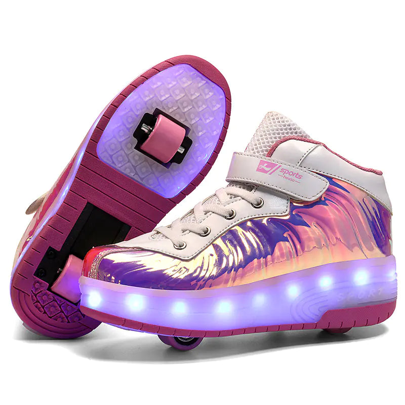 LED Light-Up Children's Wheel Shoes
