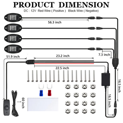 Rhythm Glow Car LED Lights