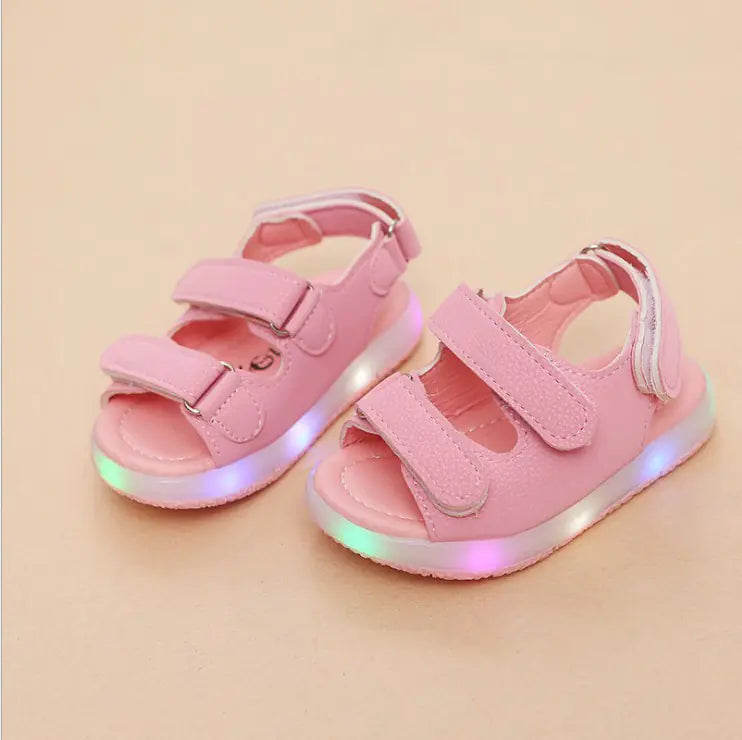Children's LED Light-Up Sandals for Kids