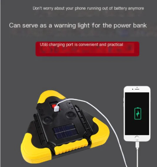 LED Triangular Warning Light