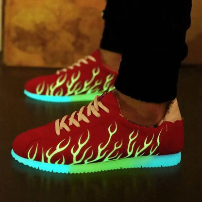 LED Light-Up Loafers Shoes
